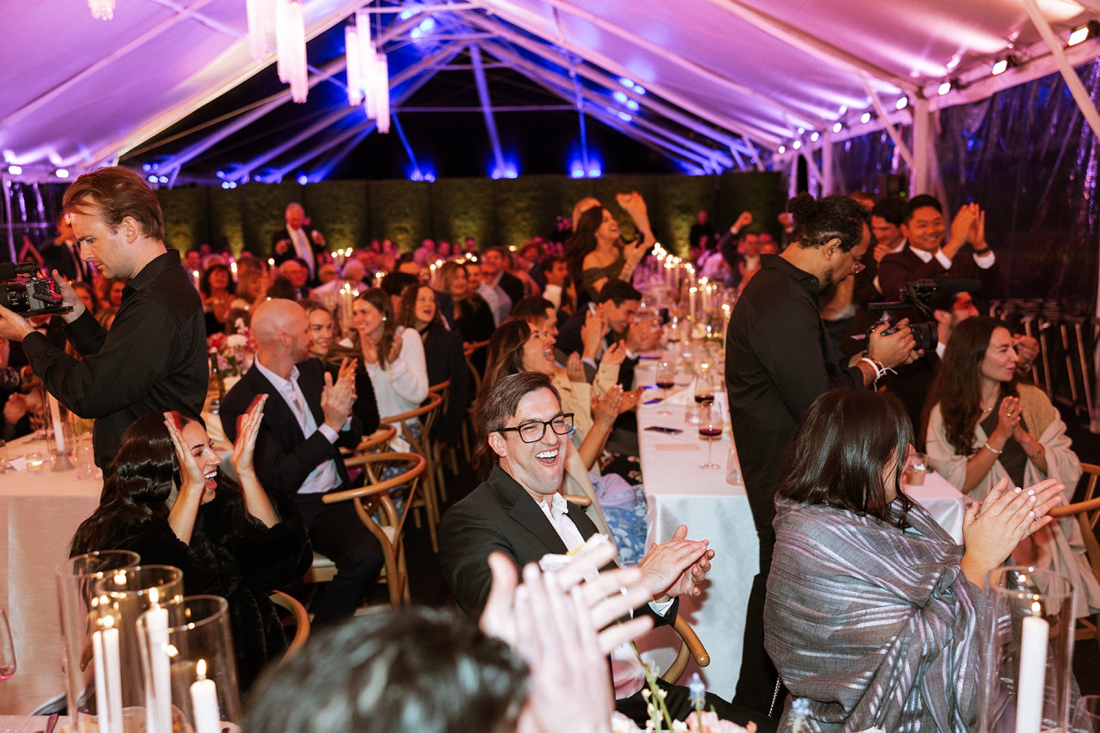 Reception under the desert sky